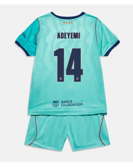 Billige Fotballdrakt Barcelona Karim Adeyemi #14 Replika Tredjedraktsett Barn 2026-27 Kortermet (med bukser)